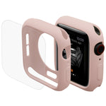 ENKAY Hat-Prince 2-in-1 TPU セミクラッド保護シェル + 3D フルスクリーン PET 曲面熱曲げ HD スクリーンプロテクター Apple Watch Series 6 / 5 / 4 / SE3 / 2 / 1 40mm 用、40mm