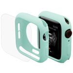 ENKAY Hat-Prince 2-in-1 TPU セミクラッド保護シェル + 3D フルスクリーン PET 曲面熱曲げ HD スクリーンプロテクター Apple Watch Series 6 / 5 / 4 / SE3 / 2 / 1 40mm 用、40mm