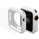 ENKAY Hat-Prince 2-in-1 TPU セミクラッド保護シェル + 3D フルスクリーン PET 曲面熱曲げ HD スクリーンプロテクター Apple Watch Series 6 / 5 / 4 / SE3 / 2 / 1 40mm 用、40mm