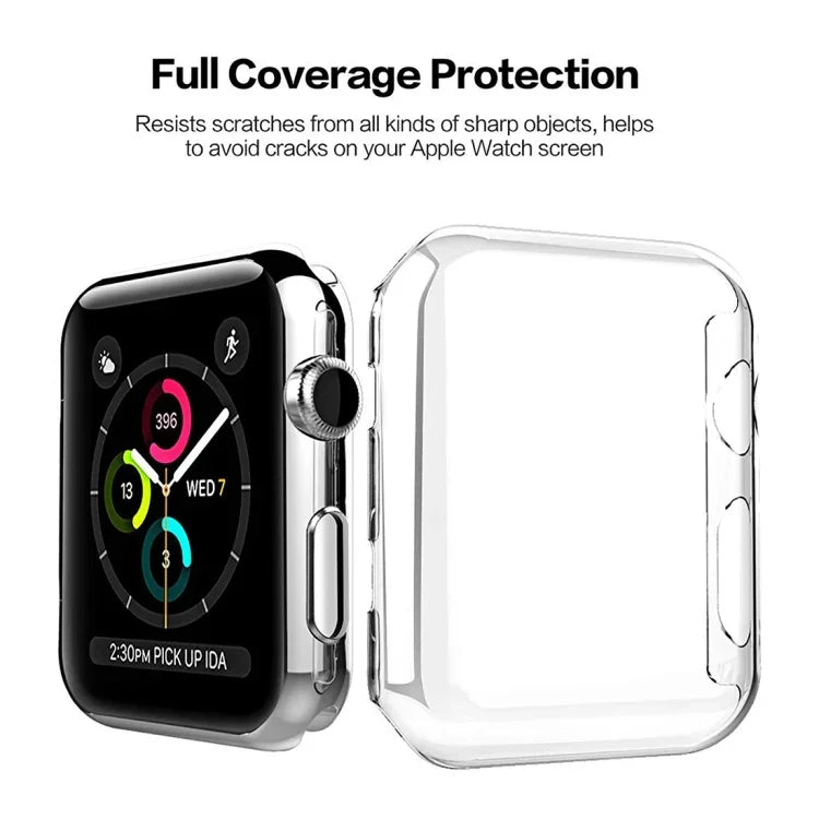 Apple Watch Series 3 / 2 / 1 42mm用透明PC保護ケース, Apple Watch Series 3 / 2 / 1 42mm用
