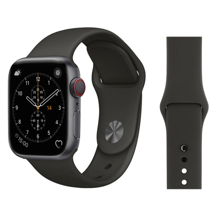 Apple Watch Series 3 & 2 & 1 38mm ファッション シンプルスタイル シリコン製腕時計バンド, 38mm用