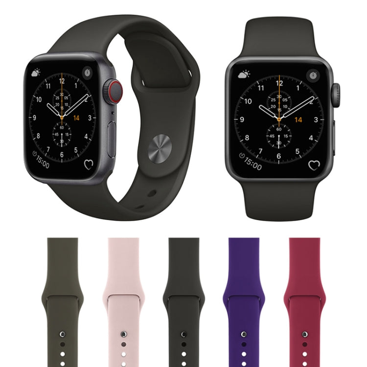 Apple Watch Series 3 & 2 & 1 38mm ファッション シンプルスタイル シリコン製腕時計バンド, 38mm用