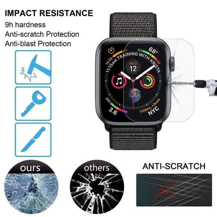 ENKAY Hat-Prince 3D フルスクリーン PET 曲面 熱曲げ HD スクリーンプロテクター Apple Watch シリーズ 6 / 5 / 4 / Watch SE 40mm 用, Apple Watch シリーズ 6 / 5 / 4 / Watch SE 40mm 用