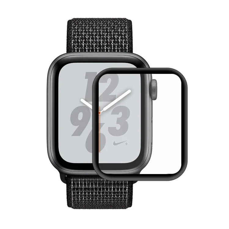 ENKAY Hat-Prince 3D 全面電気めっき PET 曲面熱成形 HD スクリーンプロテクター Apple Watch Series 6 / 5 / 4 / Watch SE 44mm 用, Apple Watch Series 6 / 5 / 4 / Watch SE 44mm 用