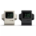 レトロスタイル シリカゲル Apple Watch 充電ドック スタンド ホルダー ステーション