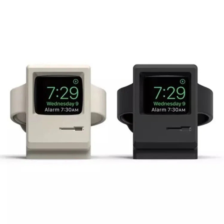 レトロスタイル シリカゲル Apple Watch 充電ドック スタンド ホルダー ステーション