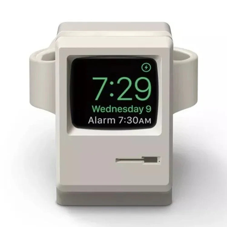 レトロスタイル シリカゲル Apple Watch 充電ドック スタンド ホルダー ステーション