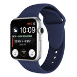 Apple Watch シリーズ 3 & 2 & 1 42mm 用 ダブルリベットシリコンウォッチバンド, Apple Watch 42mm 用