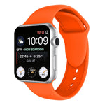 ダブルリベットシリコン時計バンド Apple Watch Series 3 & 2 & 1 38mm 用, Apple Watch 38mm 用