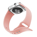 ダブルリベットシリコン時計バンド Apple Watch Series 3 & 2 & 1 38mm 用, Apple Watch 38mm 用