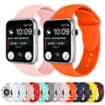 ダブルリベットシリコン時計バンド Apple Watch Series 3 & 2 & 1 38mm 用, Apple Watch 38mm 用