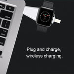 B2 ユニバーサルポータブル Qi 規格磁気 USB ワイヤレス充電器 Apple Watch Series 4 & 3 & 2 & 1 用