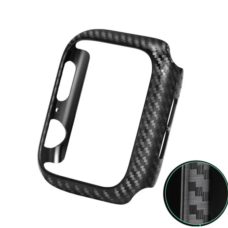 Apple Watch Series 6 / 5 / 4 / Watch SE 44mm用 PCカーボンファイバーフレーム保護ケース, Apple Watch Series 6 / 5 / 4 / Watch SE 44mm用