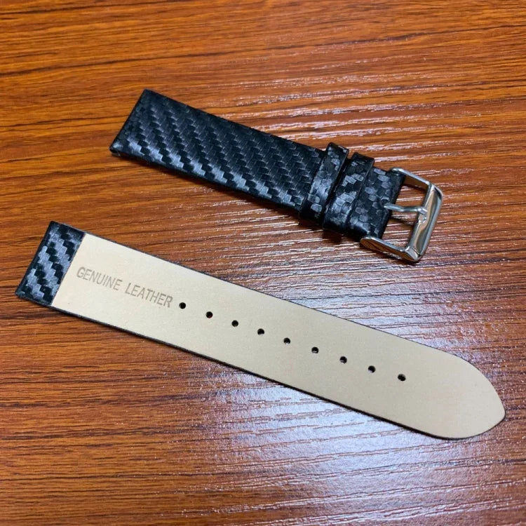 本革カーボンファイバーストラップ Apple Watch シリーズ5 & 4 40mm & シリーズ3 & 2 & 1 38mm用
