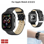 Apple Watch Series 4 40mm用 本革カーボンファイバーストラップ＋フレーム, Apple Watch Series 4 40mm用
