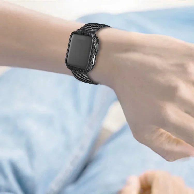 Apple Watch Series 4 40mm用 本革カーボンファイバーストラップ＋フレーム, Apple Watch Series 4 40mm用
