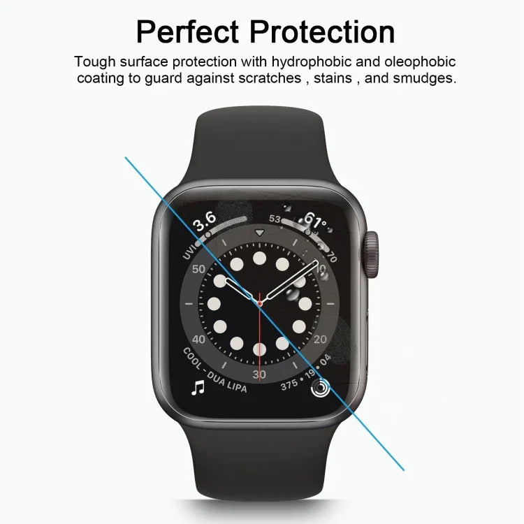 Apple Watch Series 6 / 5 / 4 / Watch SE 44mm用 9H 2.5D 強化ガラスフィルム, Apple Watch Series 6 / 5 / 4 / Watch SE 44mm用