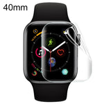 Apple Watch Series 5 & 4 40mm用 ソフトハイドロゲルフィルム 全面保護フロントプロテクター, Apple Watch Series 5 & 4 40mm用(1枚)