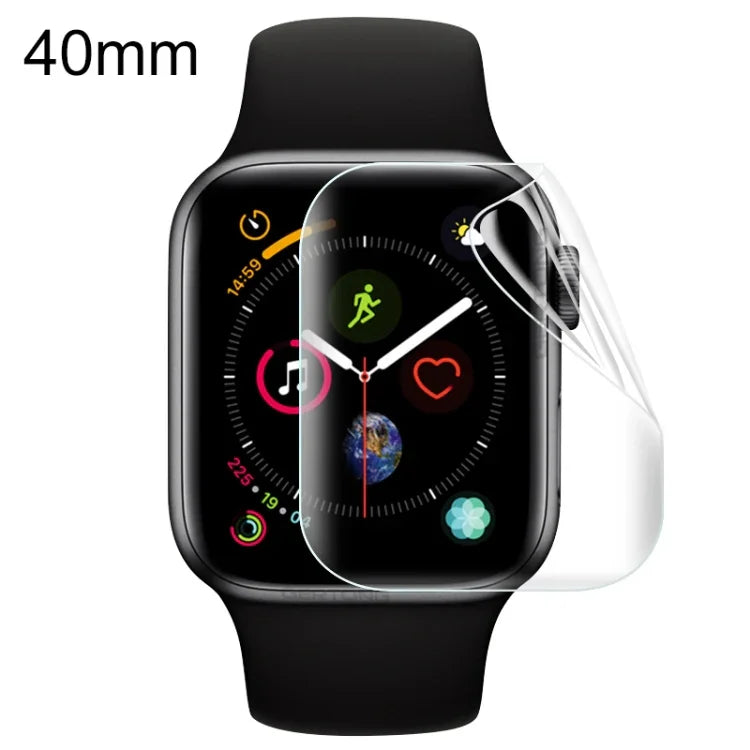 Apple Watch Series 5 & 4 40mm用 ソフトハイドロゲルフィルム 全面保護フロントプロテクター, Apple Watch Series 5 & 4 40mm用(1枚)