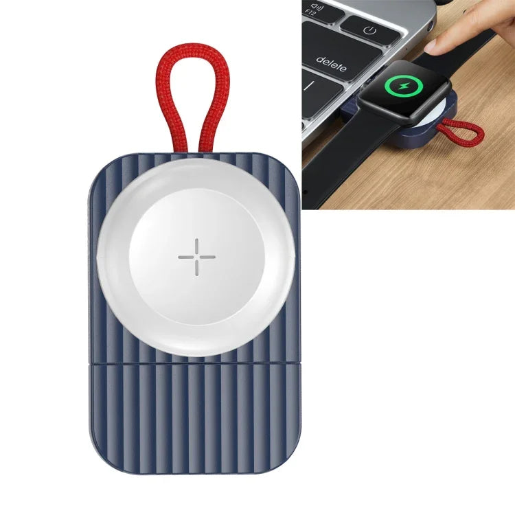 ROCK W26 ポータブル磁気ワイヤレス充電器 Apple Watch 用、W26 USBインターフェース