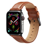 ブラックバックル レザー腕時計バンド Apple Watch Ultra 49mm&Watch Ultra 2 49mm / Series 10 46mm / 9&8&7 45mm / SE 3&SE 2&6&SE&5&4 44mm / 3&2&1 42mm用, Apple Watch Ultra 49mm / Series 8&7 45mm / SE 2&6&SE&5&4 44mm / 3&2&1 42mm用