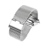 304ステンレススチール ミラネーゼウォッチバンド コネクター付き Apple Watch Ultra 49mm&Watch Ultra 2 49mm / Series 10 46mm / 9&8&7 45mm / SE 3&SE 2&6&SE&5&4 44mm / 3&2&1 42mm用, Apple Watch Series  7  45mm / & 6 & SE & 5 & 4 44mm用