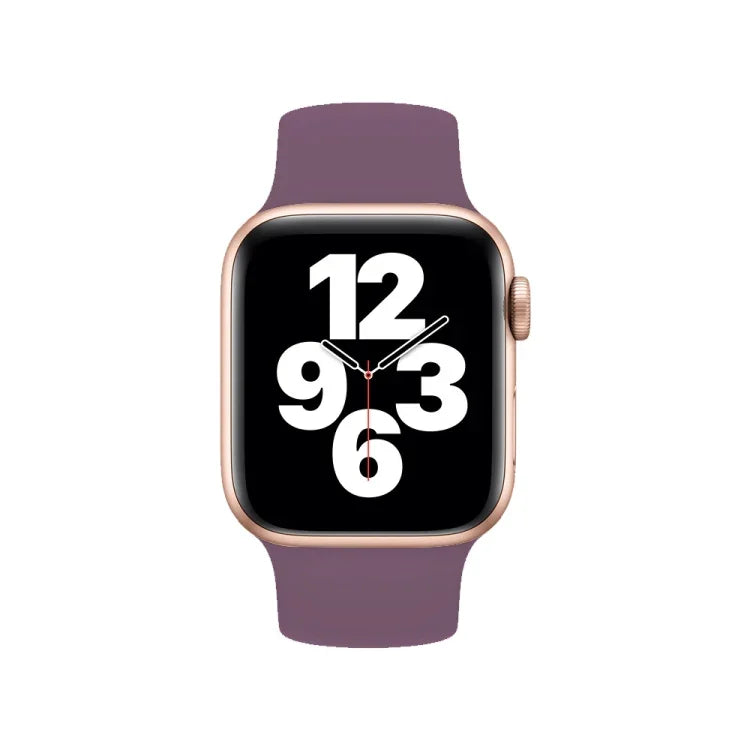 Apple Watch シリーズ10 42mm / 9＆8＆7 41mm / SE 3＆SE 2＆6＆SE＆5＆4 40mm / 3＆2＆1 38mm 単色伸縮シリコンウォッチバンド、サイズ:S 130mm