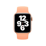 Apple Watch Ultra 49mm＆Watch Ultra 2 49mm / シリーズ10 46mm / 9＆8＆7 45mm / SE 3＆SE 2＆6＆SE＆5＆4 44mm / 3＆2＆1 42mm 単色伸縮シリコンウォッチバンド、サイズ:M 143mm