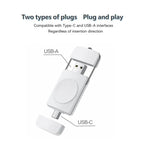 U8S USB / Type-C 磁気ワイヤレス充電器 Samsung Watch 3 / 4, 4 Classic, Active 1 / 2 用高速充電器