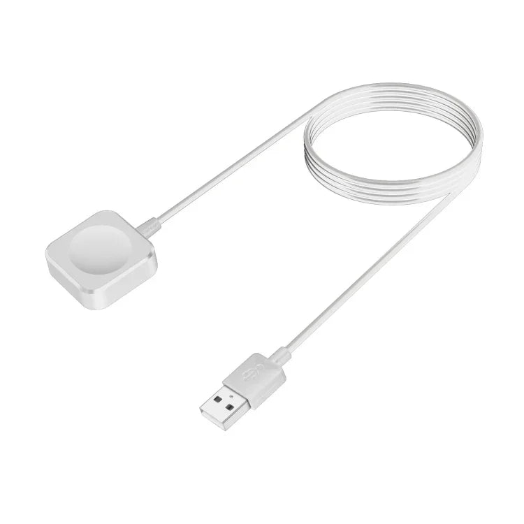 1m スクエア磁気急速充電 USB充電ケーブル Apple Watch Series Ultra/8/7/6/SE/SE2/5/4/3/2用
