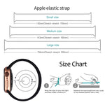 Apple Watch Ultra 49mm & Watch Ultra 2 49mm / Series 10 46mm / 9&8&7 45mm / SE 3&SE 2&6&SE&5&4 44mm / 3&2&1 42mm 用 無地伸縮シリコン時計バンド, サイズ:L 156mm