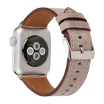 Apple Watch Series 10 42mm / 9&8&7 41mm / SE 3&SE 2&6&SE&5&4 40mm / 3&2&1 38mm用 フレッシュスタイル本革ウォッチバンド、38mm