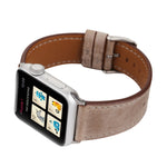 For Apple Watch Ultra 49mm&Watch Ultra 2 49mm / Series 10 46mm / 9&8&7 45mm / SE 3&SE 2&6&SE&5&4 44mm / 3&2&1 42mm Fresh Style Genuine Leather Watch Band, 42mm