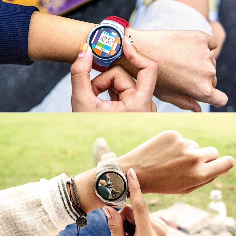 Samsung Gear S2 Sport / Gear S2用 ソリッドカラー シリコンウォッチバンド