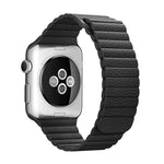 Apple Watch 38mm用ループマグネットクロージャークラスプPUレザーワッチバンド