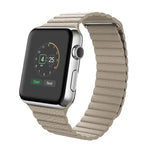 Apple Watch 38mm用ループマグネットクロージャークラスプPUレザーワッチバンド
