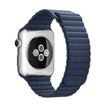 Apple Watch 42mm用 ループ磁気留め具 PUレザーウォッチバンド
