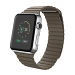 Apple Watch 42mm用 ループ磁気留め具 PUレザーウォッチバンド