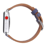 Apple Watch シリーズ10 42mm / 9＆8＆7 41mm / SE 3＆SE 2＆6＆SE＆5＆4 40mm / 3＆2＆1 38mm シンプルファッション本革カウボーイ柄ウォッチバンド、38mm