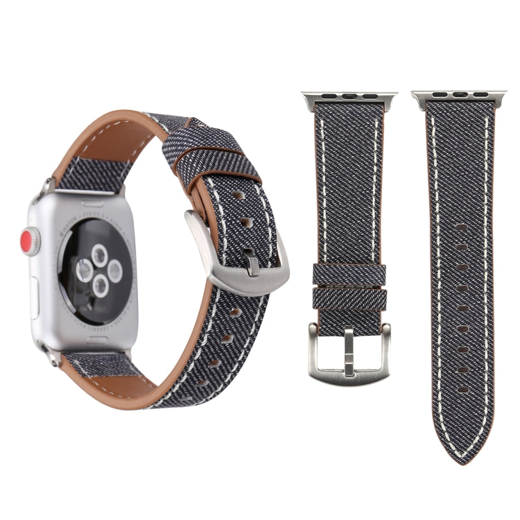 Apple Watch Ultra 49mm & Watch Ultra 2 49mm / Series 10 46mm / 9&8&7 45mm / SE 3&SE 2&6&SE&5&4 44mm / 3&2&1 42mm 用 シンプルファッション 本革カウボーイ柄時計バンド, 42mm