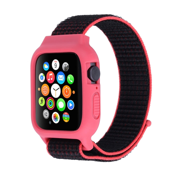 Apple Watch Ultra 49mm & Watch Ultra 2 49mm / Series 10 46mm / 9&8&7 45mm / SE 3&SE 2&6&SE&5&4 44mm / 3&2&1 42mm 用 フック＆ループファスナー付きナイロン時計バンド, Apple Watch Ultra 49mm / Series 8&7 45mm / SE 2&6&SE&5&4 44mm / 3&2&1 42mm 用
