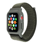 Apple Watch Ultra 49mm & Watch Ultra 2 49mm / Series 10 46mm / 9&8&7 45mm / SE 3&SE 2&6&SE&5&4 44mm / 3&2&1 42mm 用 フック＆ループファスナー付きナイロン時計バンド, Apple Watch Ultra 49mm / Series 8&7 45mm / SE 2&6&SE&5&4 44mm / 3&2&1 42mm 用