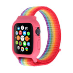 Apple Watch Ultra 49mm & Watch Ultra 2 49mm / Series 10 46mm / 9&8&7 45mm / SE 3&SE 2&6&SE&5&4 44mm / 3&2&1 42mm 用 フック＆ループファスナー付きナイロン時計バンド, Apple Watch Ultra 49mm / Series 8&7 45mm / SE 2&6&SE&5&4 44mm / 3&2&1 42mm 用