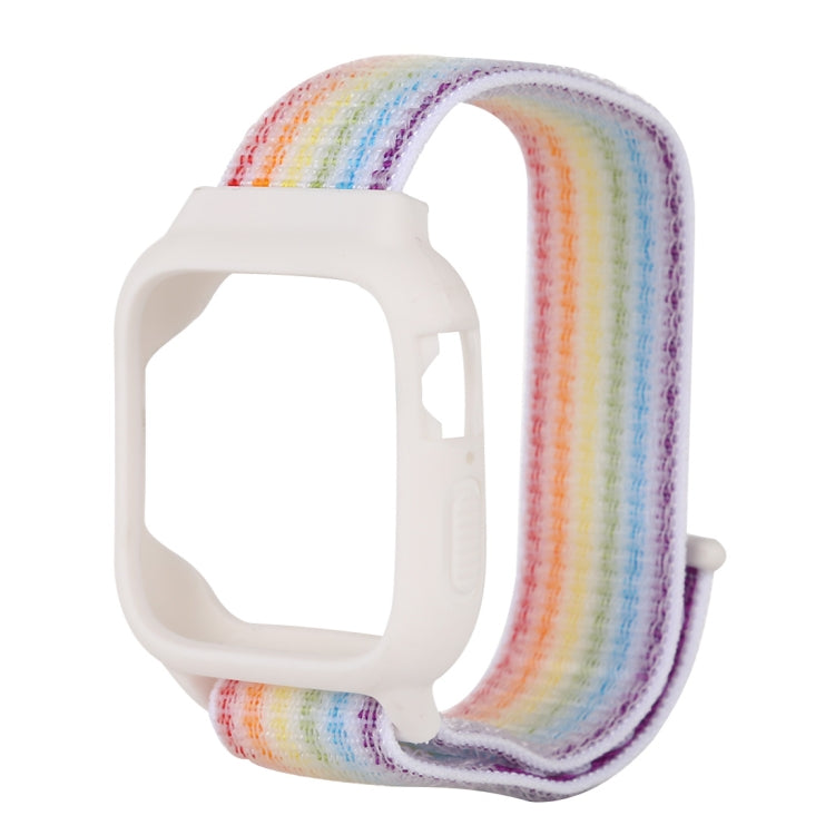 Apple Watch Ultra 49mm & Watch Ultra 2 49mm / Series 10 46mm / 9&8&7 45mm / SE 3&SE 2&6&SE&5&4 44mm / 3&2&1 42mm 用 フック＆ループファスナー付きナイロン時計バンド, Apple Watch Ultra 49mm / Series 8&7 45mm / SE 2&6&SE&5&4 44mm / 3&2&1 42mm 用