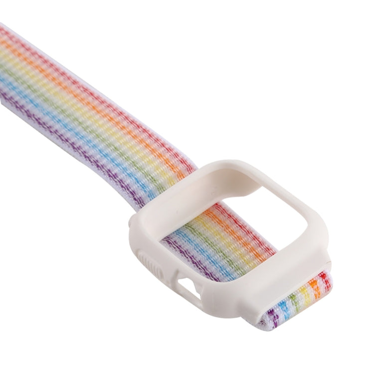 Apple Watch Ultra 49mm & Watch Ultra 2 49mm / Series 10 46mm / 9&8&7 45mm / SE 3&SE 2&6&SE&5&4 44mm / 3&2&1 42mm 用 フック＆ループファスナー付きナイロン時計バンド, Apple Watch Ultra 49mm / Series 8&7 45mm / SE 2&6&SE&5&4 44mm / 3&2&1 42mm 用
