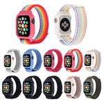 Apple Watch Ultra 49mm & Watch Ultra 2 49mm / Series 10 46mm / 9&8&7 45mm / SE 3&SE 2&6&SE&5&4 44mm / 3&2&1 42mm 用 フック＆ループファスナー付きナイロン時計バンド, Apple Watch Ultra 49mm / Series 8&7 45mm / SE 2&6&SE&5&4 44mm / 3&2&1 42mm 用