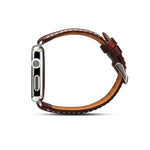 Denior オイルワックス レトロウォッチ レザーウォッチバンド Apple Watch Series 7 45mm / 6 & SE & 5 & 4 44mm / 3 & 2 & 1 42mm 用