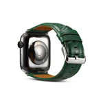 Deniorクロコダイル柄カウハイドレザーワッチバンド Apple Watch Series 10 42mm / 9&8&7 41mm / SE 3&SE 2&6&SE&5&4 40mm / 3&2&1 38mm用
