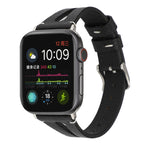 Apple Watch Ultra 49mm＆Watch Ultra 2 49mm / Series 10 46mm / 9&8&7 45mm / SE 3&SE 2&6&SE&5&4 44mm / 3&2&1 42mm用 シンプルV字型レザーウォッチバンド