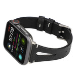 Apple Watch Ultra 49mm＆Watch Ultra 2 49mm / Series 10 46mm / 9&8&7 45mm / SE 3&SE 2&6&SE&5&4 44mm / 3&2&1 42mm用 シンプルV字型レザーウォッチバンド